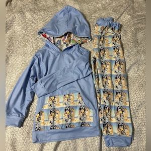Bluey hoodie and pants